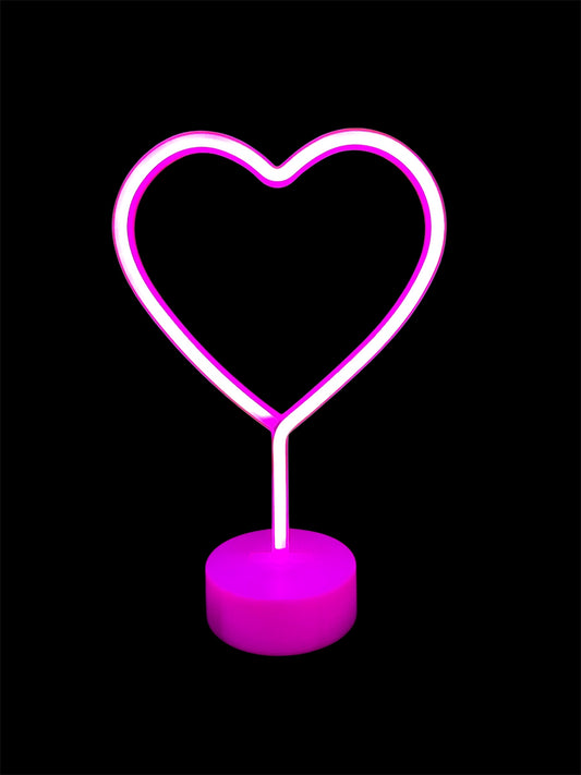 Pink Heart Neon Light – Bedroom Mood Lamp